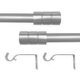 thumbnail image 5 of Achim Buono II Cole Silver Decorative Rod & Finial - Contemporary 66 in x 120 in, 5 of 6