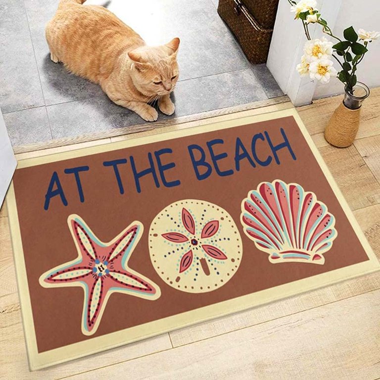 Beach House Welcome - Entryway Floor Mat