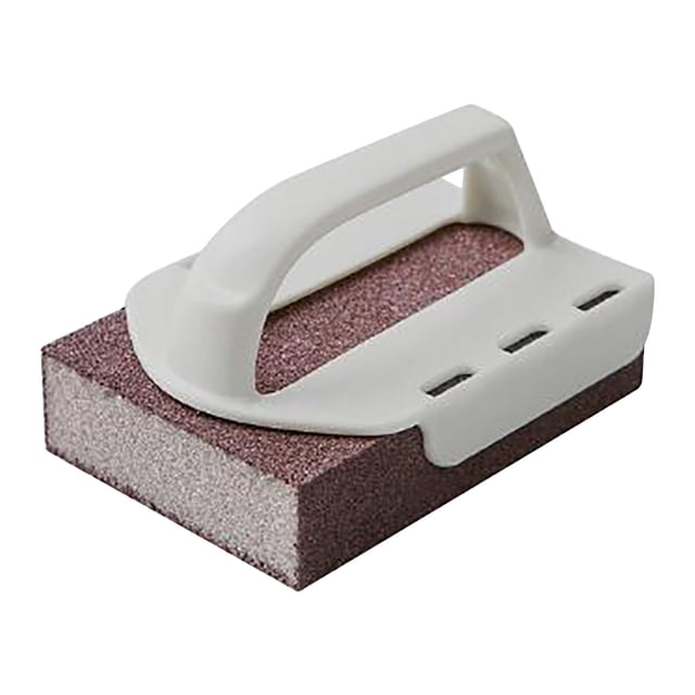 Birdeem Household Cleaning Sponge with Handle Brush Household Emery Sponge Product Cleaning Brush Dish Brush Washing Brush Double-Sided Cleaning Brush