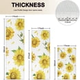 thumbnail image 4 of White Sunflower Petal Pattern Kitchen Rugs Sets Of 3,Kitchen Runner Rugs Non Skid Washable,Decorative Kitchen Floor Mats for Kitchen,Sink,Laundry,17"x30"+ 17"x47" + 17"x59", 4 of 6