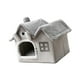 thumbnail image 1 of Bonita cama para gatos, cueva para gatitos, tienda semicerrada, cálida, para perros, tipo cesta 39cmx32cmx34cm, 1 of 9