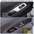 thumbnail image 2 of TINKI Window Lift Switch Cover Compatible with Chevrolet Corvette C8 Stingray 2020-2023, ABS Window Lift Switch Panel Decoration Frame Trim Cover, 2 of 16