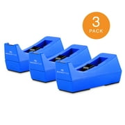 Desktop Tape Dispenser ( 3 Pack) Blue