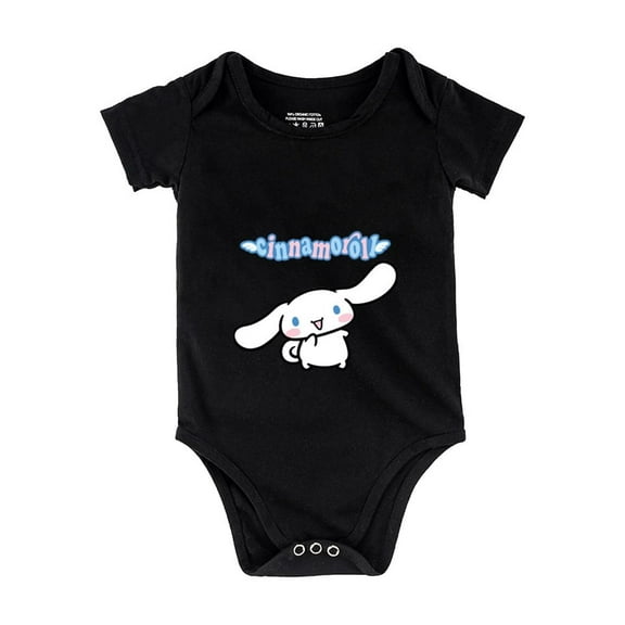 CINNAMOROLL Unisex Baby Bodysuits Short-Sleeve Cotton Baby Clothes for Girls Boys 0-24 Months 3M/59