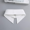 thumbnail image 5 of Zhengup Fake Collar Detachable Dickey Collar Blouse Half Shirts Peter Pan Lapel Shirt Collar Faux False Collar for Women Girls, 5 of 5