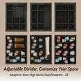 thumbnail image 3 of Organizador de zapatos Storage Ottoman Hoiwio con divisores ajustables, 3 of 9