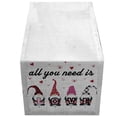 thumbnail image 1 of Oimcto Valentine's Day Rectangular Table Runner/Tablecloth with Polyester/Cotton Heart Print (33×274),Valentine's Day Printed Dining Table Runner for Family Holiday Parties Decor, 1 of 6