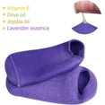 thumbnail image 3 of Comfort Gel Socks for Men and Women - Soft Spa Silicone Gel Infused Moisturizing Socks (Purple (1 Pair)), 3 of 5