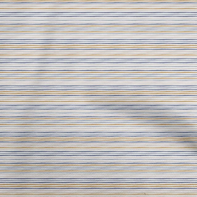 oneOone Velvet Navy Blue Fabric Stripes Craft Projects Decor Fabric Printed By The Yard 58 Inch Wide