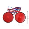 thumbnail image 3 of unbranded 2Ud LED Brake Stop Light Para Motocicleta Con Reflector Trasero En Plástico Duradero Multicolor, 3 of 5