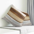 thumbnail image 3 of Vintage Brown Wood Pillow Covers 20x20 Inch Decorative Throw Pillow Cover, Farmhouse Wooden Plank Rustic Sofa Pillowcases Accent Cushion Case Home Decor Bedroom Living Room, 3 of 6