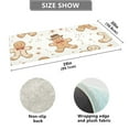 thumbnail image 3 of Gingerbread Cute Bathroom Rug 39x20 Non Slip Quick Dry Washable Bathroom Mats for Bedroom Living Room Kitchen, 3 of 7