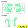 thumbnail image 6 of Halloween Stickers Luminous Eyes Ghost Party Decoration Stickers Fluorescent Horror Wall Stickers Holiday Party Room Decoration, 6 of 9