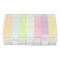 thumbnail image 1 of Nail Art Storage Box, Durable Portable Nail Rhinestone Storage Box 28 Grids  For Jewelry, 1 of 8
