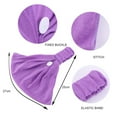 thumbnail image 7 of GROFRY 2Pcs Solid Color Headband Anti Slip Buttons Head Wraps Nurse Doctor Kerchief Hat, 7 of 7