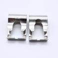 thumbnail image 3 of FUEENIRVA Windshield Wiper Adapter Wiper Connecting Rod Clips Simple Silver Stainless Steel 2Pack, 3 of 9