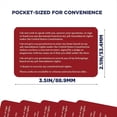 thumbnail image 3 of Know Your Rights Immigration Red Card - English Spanish Constitutional Rights Reminder for Immigration Encounters 50PCS, 3 of 6