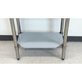 thumbnail image 3 of NSF Certified All Stainless Steel Work Table – Multiple Sizes Available 18x30 – Commercial Prep Table with Undershelf, 34''H, 3 of 6
