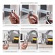 thumbnail image 5 of Rotary Splashback Tap Nozzle Bubbler Kitchen Sink Faucet Black B, 5 of 5