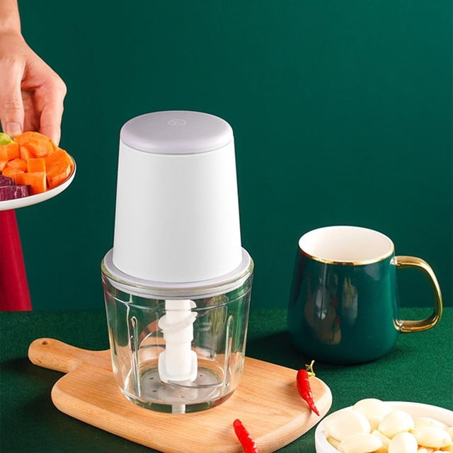 Feltree Foodstuffs Processor Set with Stirrer and Separator, Garlic Chopper, Shredder Foodstuffs Processor Suitable for Chopper/grinder/garlic Chopper