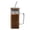 Clear, variant on hulanddfd Tumbler with Bamboo Lid and Straw Square 13.5oz Transparent Beverage Tumbler Heat Resistant Drinking Glasses for Milk Juice Water Iced Coffee Home Kitchen(Green)