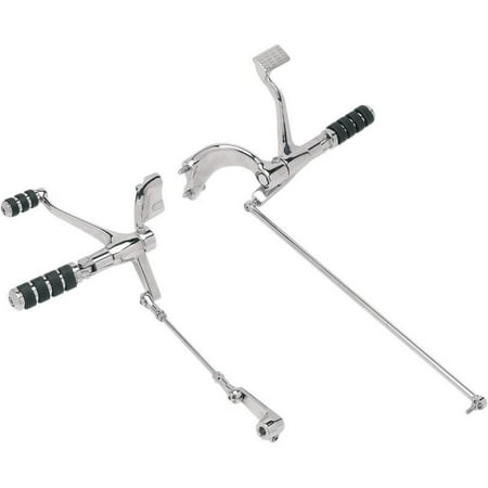 Sportster Drag - Drag Specialties 1622-0140 Sportster Forward Control Kit - Standard - Chrome