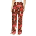thumbnail image 3 of Bingfone Pajamas For Women,Forest Mushrooms Pajama Pants With Pockets-X-Large, 3 of 9