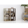 thumbnail image 2 of IRIS USA 3 Shelf Open Wood Shelving Rack Unit, Brown, 2 of 6
