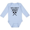 thumbnail image 3 of Inktastic Future Judge Gavel Job Gift Boys or Girls Long Sleeve Baby Bodysuit, 3 of 5