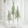 thumbnail image 7 of Shoreew Mini Christmas Tree Artificial Bottle Brush Tree with Wooden Base Small Snow Frost Flocked Pine Tree for Winter Tabletop Home Decor, 7 of 7