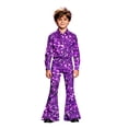 thumbnail image 3 of Kiijoy Dance Trousers for Girls High Rise Party Stage Performance Flare Pants, Sizes 15-16, 3 of 7