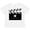 AA-White, variant on Inktastic Director Movie Clapboard Boys or Girls Toddler T-Shirt
