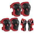 thumbnail image 1 of Rodilleras para niños, para niños, protectores, set de rodilleras, coderas 6 en 1, muñequeras, set de equipo de protección, 1 of 5