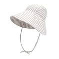 thumbnail image 2 of Sombrero para el sol para niños pequeños, playa, bebés, exterior, gorra ancha, linda niña de verano, plegable, ajustable, portátil, protección UPF 50+, tela ligera y transpirable, para, 2 of 9