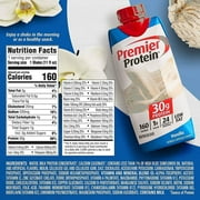 Premier Protein Shake 11 Fl. Oz Each Cafe Latte, Chocolate, Vanilla, Caramel, Cake Batter, Chocolate Peanut Butter - 2 of Each Flavor -12 Pack in The Award Box Packaging
