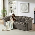 thumbnail image 4 of Chenier Modern Deep-Seated Cloud Sofa, Comfortable and Soft Cushions, Grey, 4 of 14