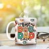 PEONAVET Mug Lettering Inflated World's Mug 11oz Warp Sublimation, The Man The The Mug