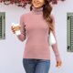 thumbnail image 1 of Suéteres De Punto Suéteres Mujer Crochet Básico Slim Fit Otoño Jerseys Traje Diario Ygjytge Rosa T L para Mujer, 1 of 9