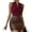 Wine Red, variant on PRETTYGARDEN Women's Tie Halter Going Out Tops Summer Cowl Neck Vest Backless Sleeveless Tank Top Party Date Outfits
