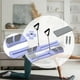 thumbnail image 1 of Tabla de Pilates, Tabla de Pilates Reformer, Tabla de Ejercicios Abdominales, Máquina de Entrenamiento con Diseño Dividido para Fitness en Casa, entre Violeta, 1 of 8