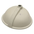 thumbnail image 6 of 19"x16" White Ceramic Oval Undermount Bathroom Sink with Overflow, 6 of 6