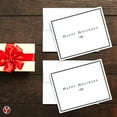 thumbnail image 7 of 2026 Happy Holidays Greeting Card – Blank Fold Over Cards & Envelopes, Elegant For Business – For Christmas and New Year's Gift & Presents | 25 Per Pack | A7 - 5 x 7, 7 of 7