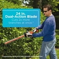 thumbnail image 5 of BLACK+DECKER 40V MAX* Cordless Hedge Trimmer, 24-Inch, (LHT2436), 5 of 11