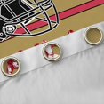 thumbnail image 4 of jejeloiu Football Sport Lover Curtains Pack of 2 (42x84 Each),Rugby Helmet Curtains Blackout,Red Brown Bedroom Curtains For Teens,Ultra Soft Home Decor, 4 of 6