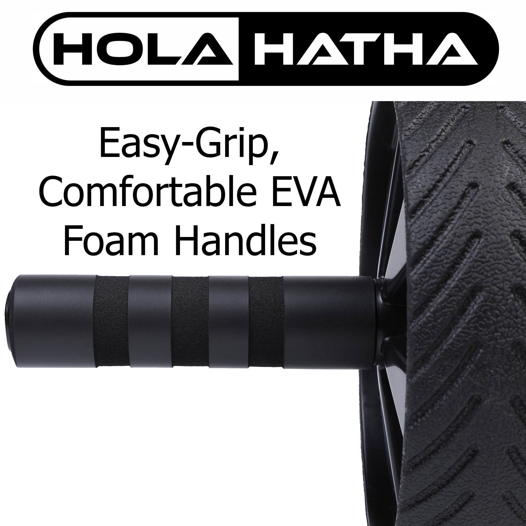 HolaHatha Exercise Fitness Abdominal Core Toner Workout Single Ab Roller Wheel - image 5 of 7