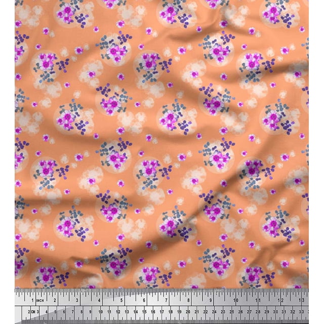 Soimoi Black Cotton Duck Fabric Diamond Geometric Decor Fabric Printed Yard 42 Inch Wide