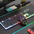 thumbnail image 2 of RHEA- Gaming Keyboard And Mouse Led Light Backlit Mechanical Feel For Computer Desktop, 2 of 6