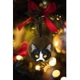 thumbnail image 6 of WIRESTER Large 3 inch Acrylic Ready to Hang Ornament, Hanging Ornaments for Christmas Tree Holidays Party Home Office Xmas Tree Decoration Gift - Animal Moustached Tuxedo Cat, 6 of 7