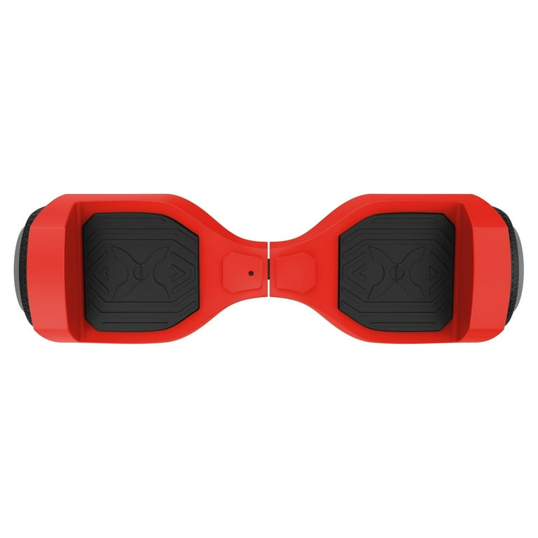 Hover 1 Rebel Kids Hoverboard w LED Headlight 6 MPH Max Speed 130 lbs Max Weight 3 Miles Max Distance Red