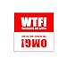 thumbnail image 3 of Dishwasher Magnet Clean Dirty Sign - 2.5 x 2.5 Inch Square Red Refrigerator Magnets - WTF & OMG! Funny Housewarming Gifts - Suitable for All Dishwashers!, 3 of 4